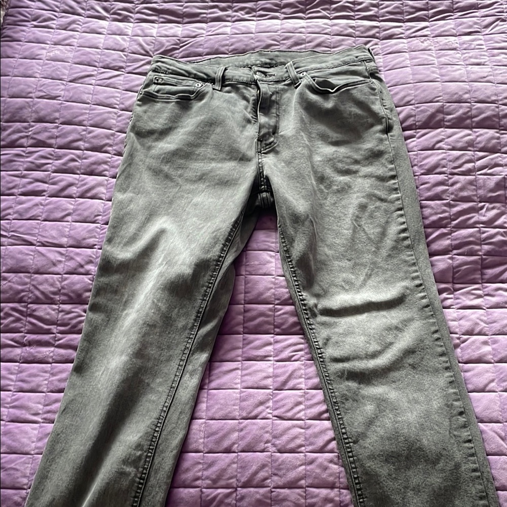 Gray Denim Jeans